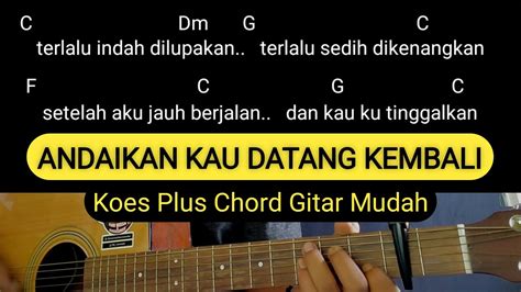 Chord andmesh andaikan kau datang kembali  Chord Membahas tentang Chord Indonesia, nasional, dan lagu daerah